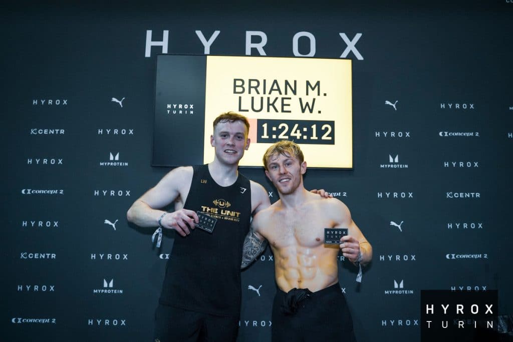 two men posing for a picture